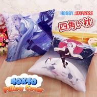 Pillow Cover Anime Throw Pillow Case Hobby Express 40x40cm Couch Pillow Sheet Protector Square Sofa Pillow Cushion Cover FBZ606-FBZ669