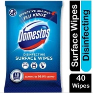 [Bundle of 3] Domestos Disinfecting Surface Wipes, Eliminates 99.9% Germs