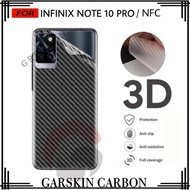 GARSKIN INFINIX NOTE 10 PRO NFC SKIN HANDPHONE CARBON 3D