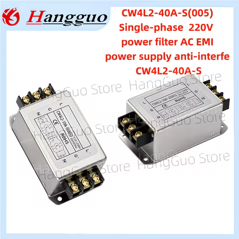 Brand new and original CW4L2-40A-S(005) Single-phase 220V power filter AC EMI power supply anti-inte