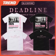 BLACKPINK DEADLINE WORLD TOUR T-Shirt Unisex Loose  Korean Style Tshirt