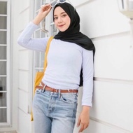 Trusted Product [Buy 3 Free Gold] High Neck Shirt Cuffs fit to L Spandek Balon Super Daleman Baju