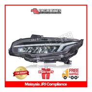 HONDA CIVIC FC 2016-2021 LED HI-LO BEAM SEQUENTIAL SIGNAL WELCOME LIGHT HEADLAMP LAMPU DEPAN HEADLIGHT AUDI STYLE