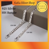 Original 925 Silver HH Bracelet Bangle For Men and Women | Gelang Tangan HH Bangle Lelaki dan Perempuan Perak 925