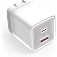Pengecas USB C 70W, GaN 2 Port Compact Fast Wall Charger untuk MacBook Pro/Air, iPad Pro, Galaxy S23
