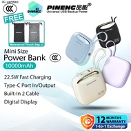 【3C Certified】Pineng PN-830 10000mAh Powerbank 22.5W Fast Charging Power Bank PN830 Pawer Bank Origi