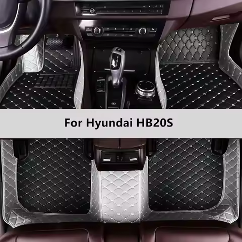 Custom Car Floor Mats For Hyundai HB20S 2022 2023 2024 2025 2026 Floor Mat Car Mat Accessories Inter