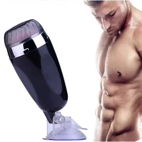 Adult Toys Men Electric Silicone Masturbator Pocket Pussy Realistic Vagina Anal Stimulator Handsfree