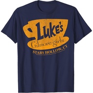 Gilmore Girls Luke'S Diner Stars Hollow Distressed Sign T-Shirt Mans