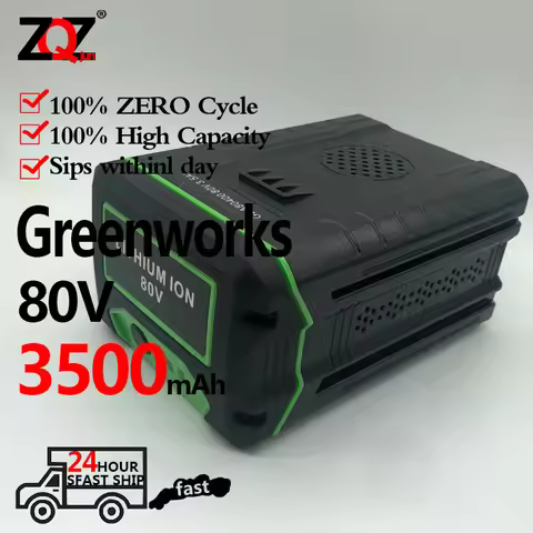 for Greenworks 80V Replacement Rechargeable Battery 3.5Ah Lithium Ion Battery for GBA80200 GBA80250 