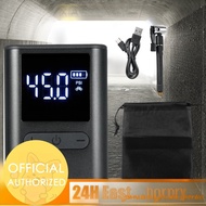 Bike Pump Electric Bicycle Pump Portable Tire Inflator Air Pump for Bikes 100PSI High Pressure Guage