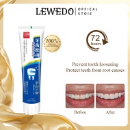 LEWEDO Loose teeth White teeth Fresh breath reduce plaque Mint flavored toothpaste 120g