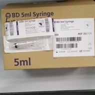 BD Syringe 5mL Leur Lok / Slip Tip 100's (Exp: January 2025)