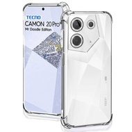 For Tecno Camon 20 / 20 Pro / 20 Premier 5G CK6 CK7n CK8n CK9n Crystal Clear Cover Anti-Scratch Shoc