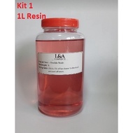 Fiber Glass Kit (L) 1L Kit 1 - Kit 12 - (1L Resin, 60ml Hardener, 1/2kg CSM or WRC to Choose),