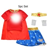 Kids Superhero Costume Cosplay Girl Costume
