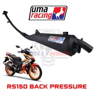 EXHAUST UMA RS150 RACING BACK PRESSURE TRU PRESSURE / UMA RACING PLUG COIL