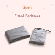 Domi Bed Sheet - Fitted Bedsheet - 90 x 200, White