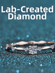 KAFANDENG | Lab Grown Diamond Ring for Women 18K Gold