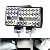 Lupuauto 2pcs 12V 24V 2X Car Working Lamps LED Work Light Bar Spotlight Driving off-road Light 4x4 A