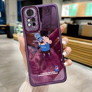 Xiaomi Redmi Note 11 Pro +Plus Note 11S 5G note11T Note 10 Pro Soft Phone Case Crayon Shin-chan Clear Candy Silicon Case Camera Protector Cover