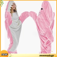 Shark Pajama Outfits Cute Animal Onesies Shark Blanket for Kids and Adults Unisex Casual Lounge Wear