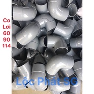 Co Lơi nối ống nước PVC Bình Minh (60 90 114)- chính hãng