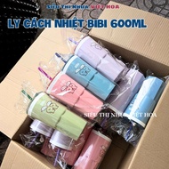 [Hottrend] Bibi Cup 600ml, Bibi Insulated Cup 600ml Comes With Straw