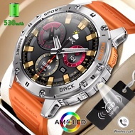 New 1.43Inch AMOLED 466*466 HD Screen Smart Watch Bluetooth Call IP68 Waterproof Outdoor Sports Men 