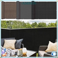 AMBER Balcony Shade Cloth, Waterproof 3/5/6M Sun Shading Sails, Multi-functional Balcony Privacy Scr