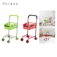 [Baosity11] Doll Collection Shopping Cart, Children's Shopping Cart, Role-playing Toy, Fun, Small Mu