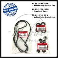 Honda Accord SDA / CRV S9A / Civic FD / Stream RN3 2.0 2.4 K20A K24A Valve Cover Gasket / Plug Seal 