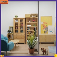 olimpidd|  Miniature Cupboard Decorative Universal Wooden DIY Dollhouse Cabinet for Kids