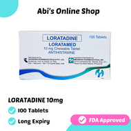 LORATAMED 100 Tablets Loratadine 10mg