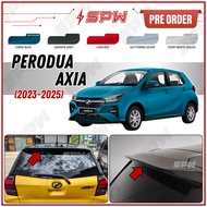 Perodua Axia (2023-2025) Gear Up Spoiler Rear Spoiler Lip New Axia Facelift ABS GU Spoiler Lips OEM 