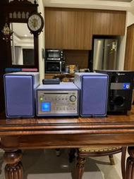 日本KENWOOD micro hi-fi component system組合音響+kinyo超低音+nfc藍芽接收器