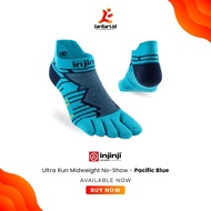 INJINJI Ultra Run - Midweight No-Show - Pacific Blue