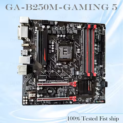 For Gigabyte GA-B250M-GAMING 5 Motherboard LGA 1151 DDR4 Micro ATX B250 64GB Mainboard 100% Tested F