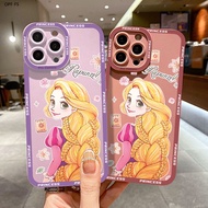 OPPO F5 F7 F9 F11 Youth Pro Case Casing For Cartoon Rapunzel Princess Soft Rubber Cellphone New Full Cover Camera Protection Design Shockproof Phone Cases
