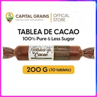 [CG] 100% Pure Tablea de Cacao 200g 10 pcs - Less Sugar & Organic (Tablia, Tabliya, Sikwate).