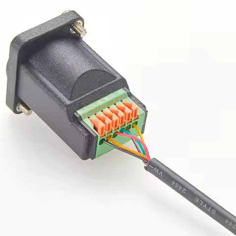 NEW FACTORY~RJ12 6P6C Female Panel Mount 6 Pin Terminal Block Adapter Bulkhead D-Type Module RJ12 6P