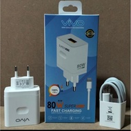 VIVO 80W SUPER VOOC FAST CHARGING MICRO TYPE C CHARGER