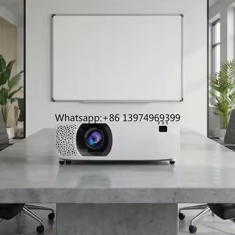 4K Laser Projector with 4800 Lumens, 1.2X Optical Zoom, Corner Adjustment, H/V Keystone, for Home Th
