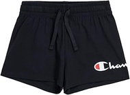 Girls' Legacy Icons G-Light Pro Jersey Script Logo Regular Waist Bermuda Shorts