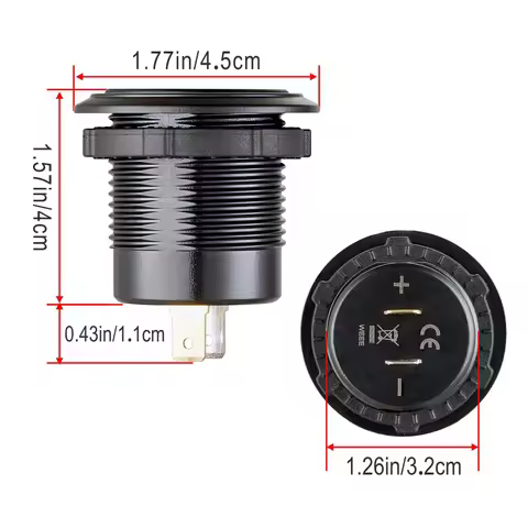 12v usb pd car marine charger socket QC3.0 and PD Type C 3 Ports Car Charger adapter for bmw x3 e83 