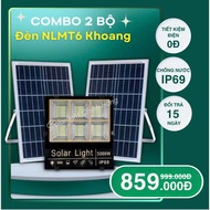 COMBO 2 BỘ Đèn Năng Lượng Mặt Trời 6 Khoang 5000W Solar Light - SIÊU SÁNG -TIẾT KIỆM-Sáng liên tục