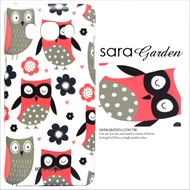 【Sara Garden】客製化 手機殼 Samsung 三星 Note8 手繪碎花貓頭鷹 保護殼 硬殼