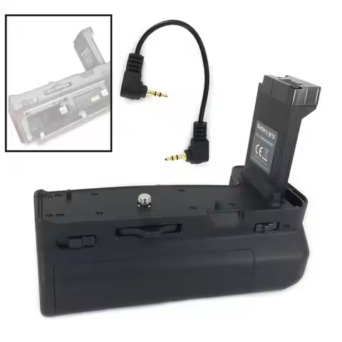 BG-EOSRP R8 Battery Holder Vertical Grip Power Supply for Canon EOS RP R8 Camera for 2pcs LP-E17 E17