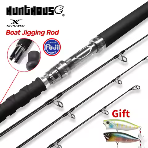 Hunthouse Popping Fishing Rod 2.35m 2.55m 2.7m Fuji Guide Toray Carbon Fiber for Tuna Game GT Boat O