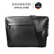 GRAMS(28) - กระเป๋าสำหรับใส่ MacBook 14" รุ่น 171 Laptop Sling (Pebbled Leather) by Vgadz